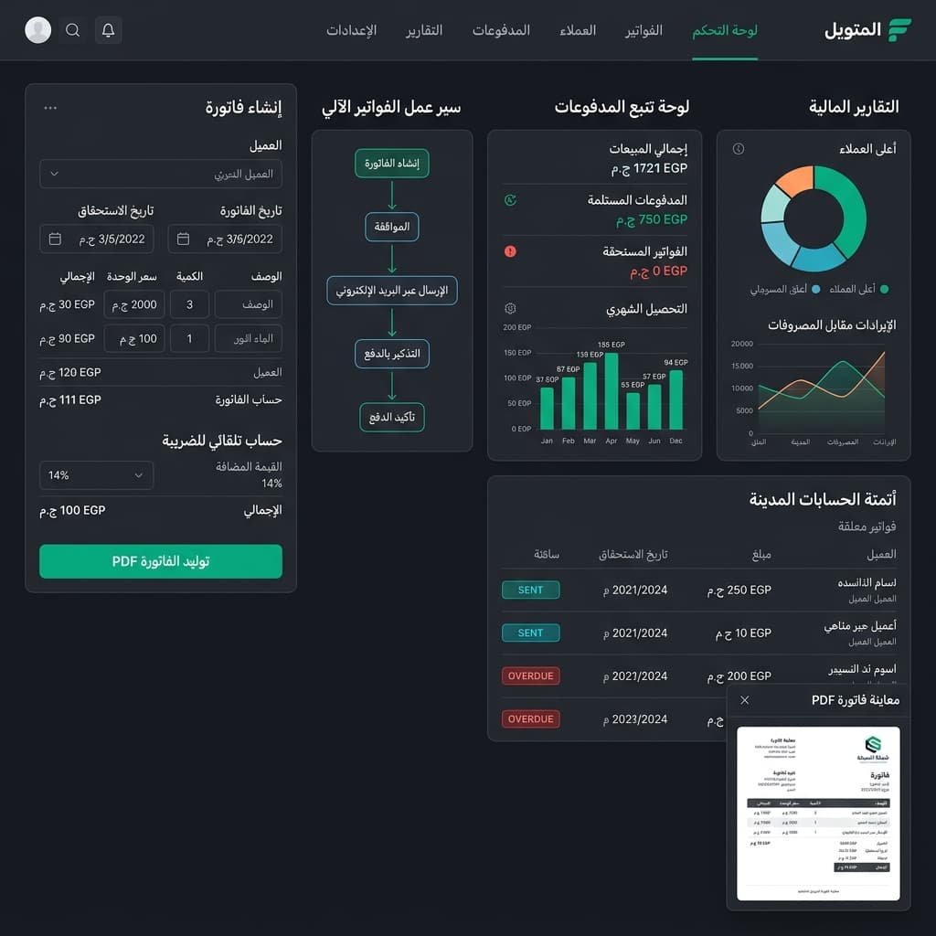 نظام أتمتة الفواتير الإلكترونية