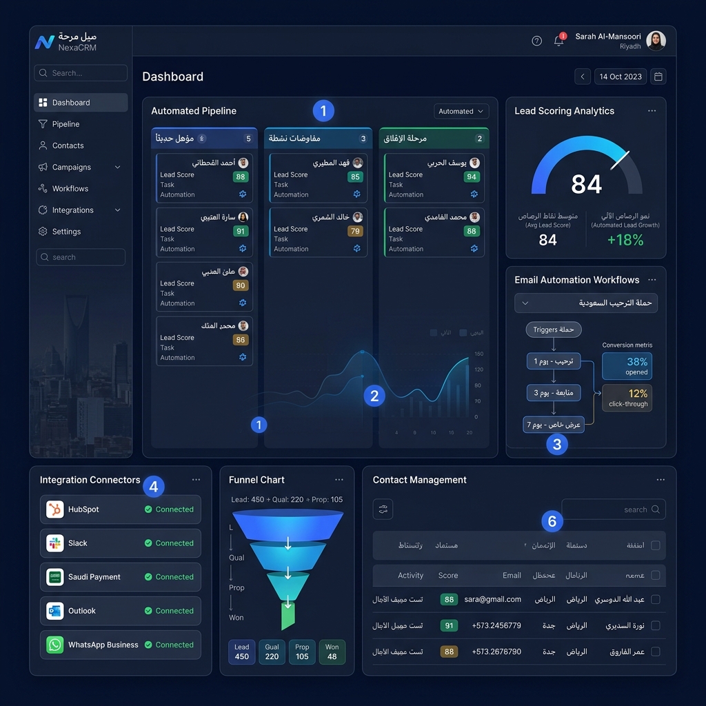 نظام CRM للأتمتة التجارية