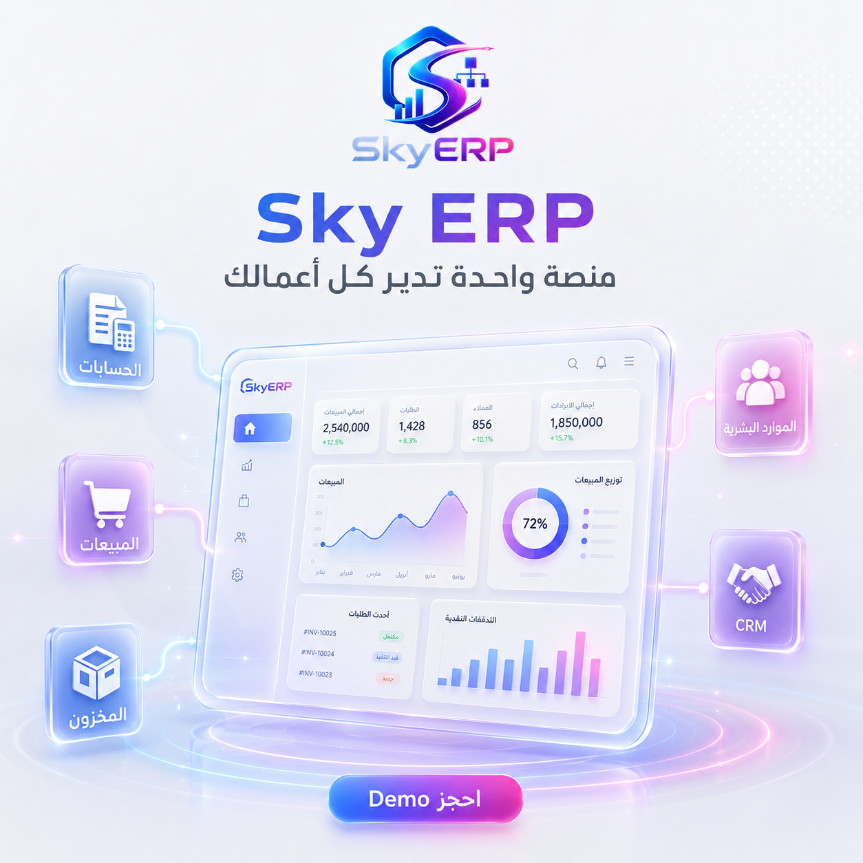 SkyERP - المحاسبة والمالية