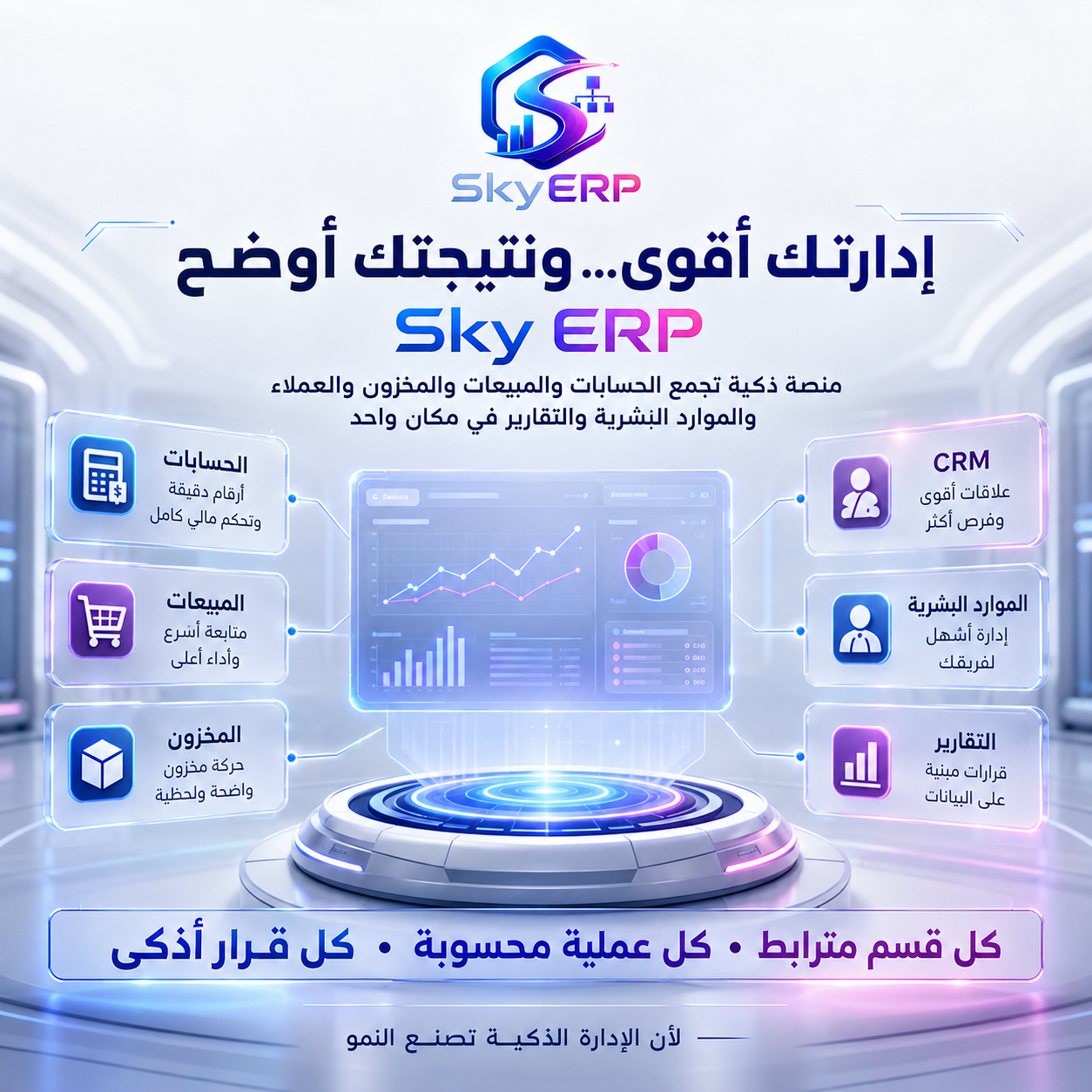 SkyERP - المبيعات والمشتريات والمخازن