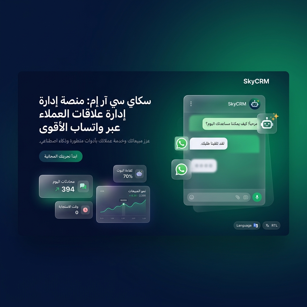 WhatsApp Hub في SkyCRM