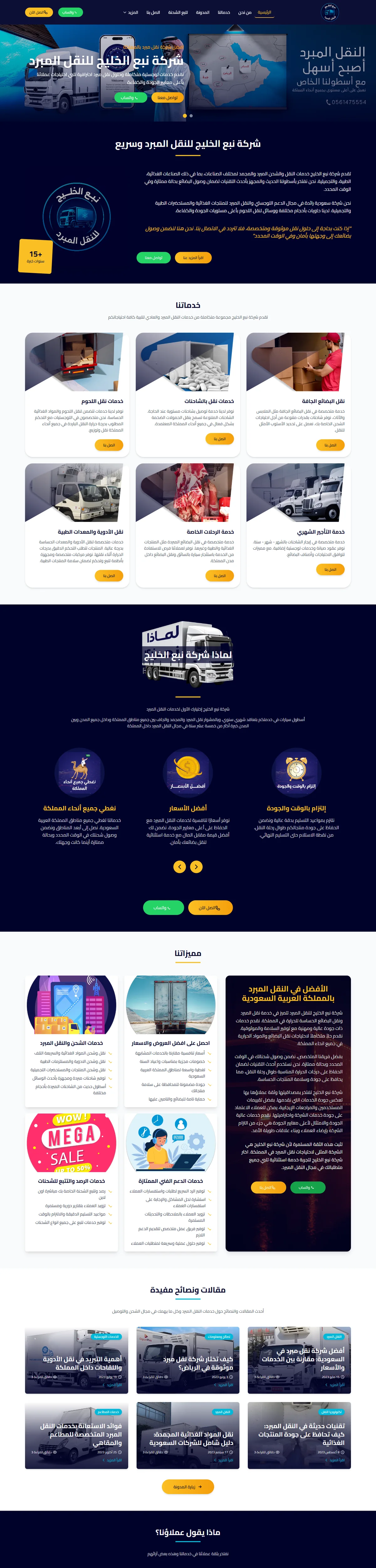 استعراض موقع موقع الدولي السعودية للخدمات